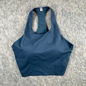 Uniqlo Sports Bra Blue Racerback Size Large Padded